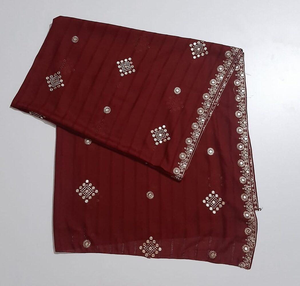 Embroided Tarkashi  Summer Shawl -  SH52