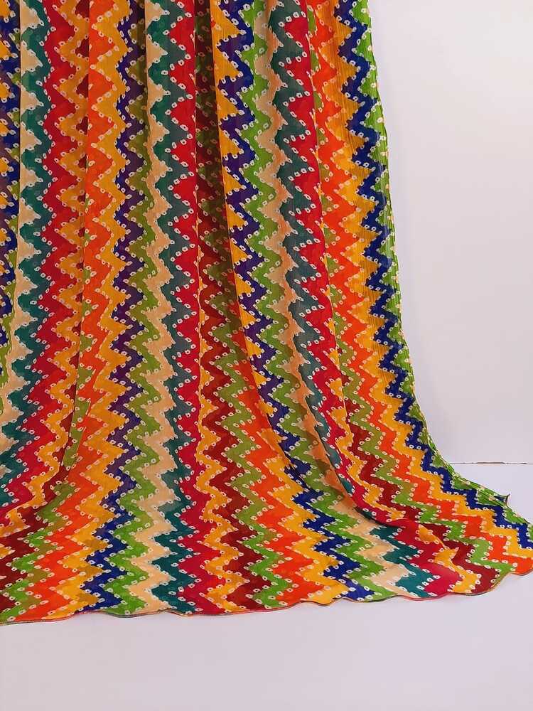 Multi Chiffon Dupatta - ZD107