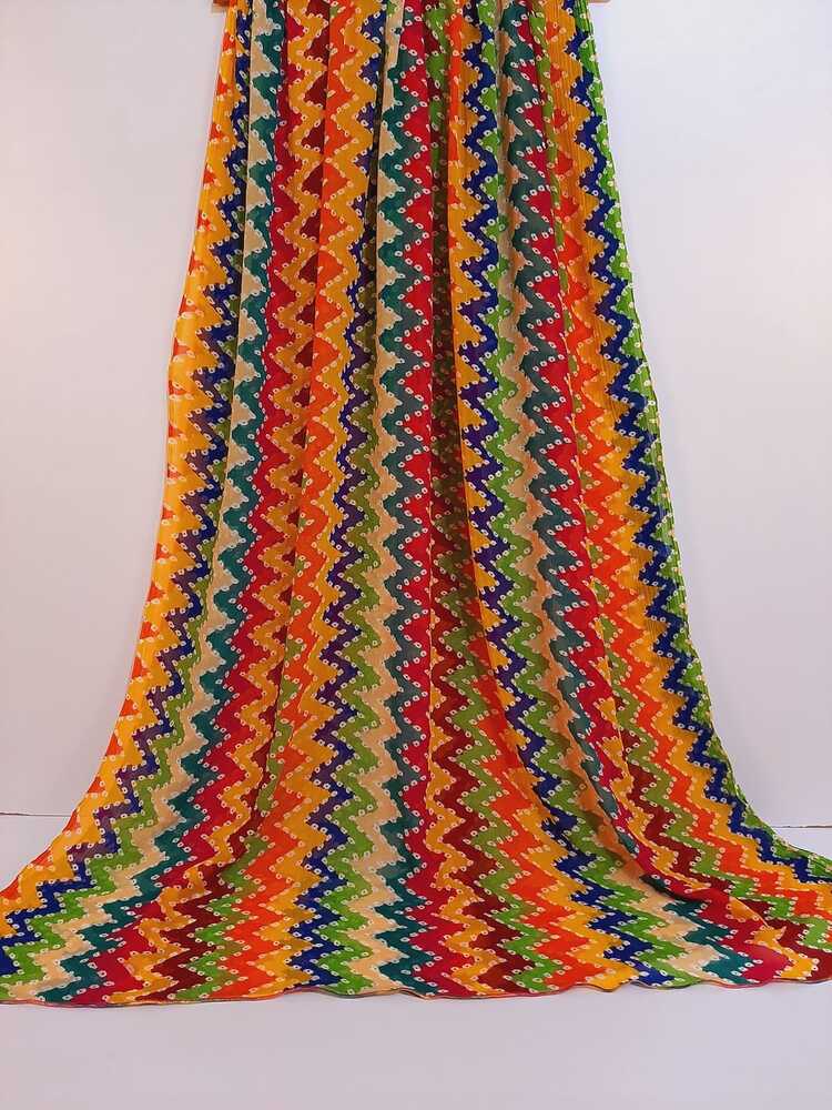 Multi Chiffon Dupatta - ZD107