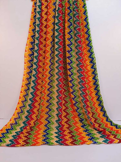 Multi Chiffon Dupatta - ZD107