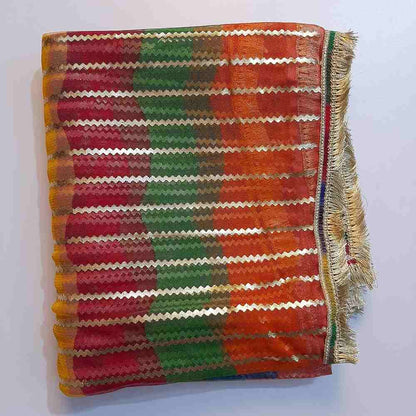 Multi Gota Work Dupatta For Wedding Party - Net