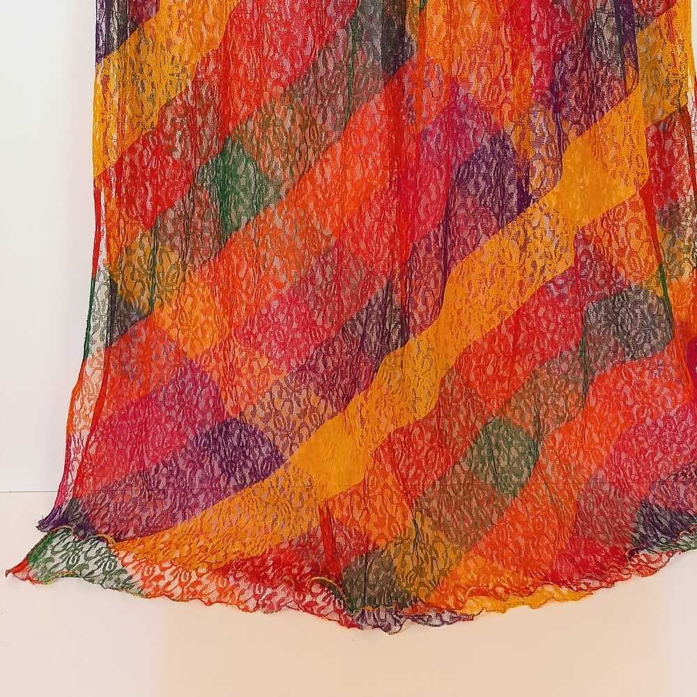 Multi Net Dupatta - ZD237