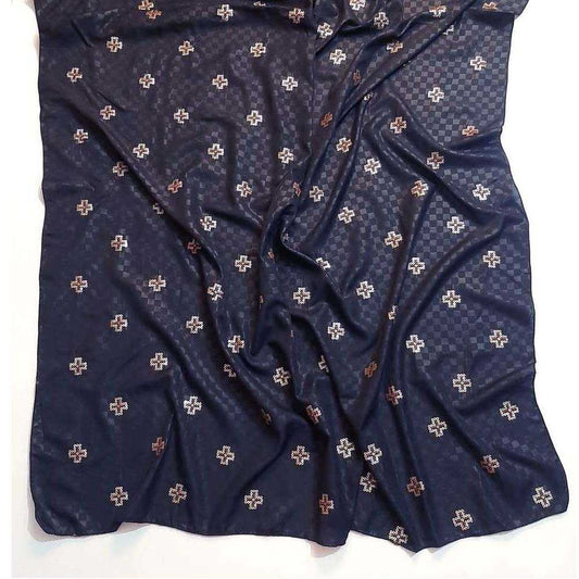 Embroided Self Print Chaddar Summer Shawl -  SH51