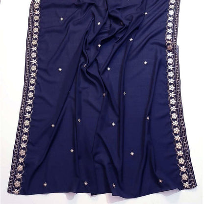 Embroided Swiss Lawn Chaddar Summer Shawl - SH17