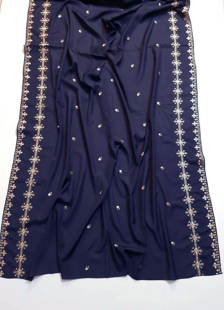 Embroided Swiss Lawn Chaddar Summer Shawl -  SH21