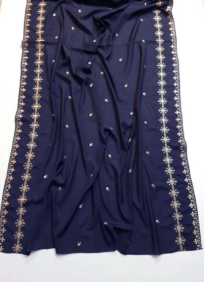 Embroided Swiss Lawn Chaddar Summer Shawl -  SH21