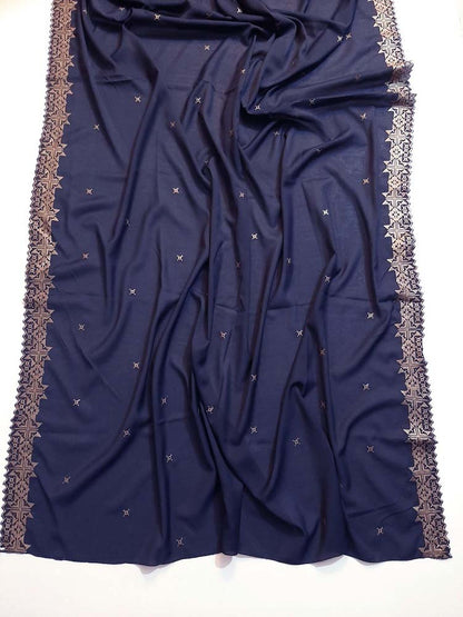 Embroided Swiss Lawn Chaddar Summer Shawl -  SH27