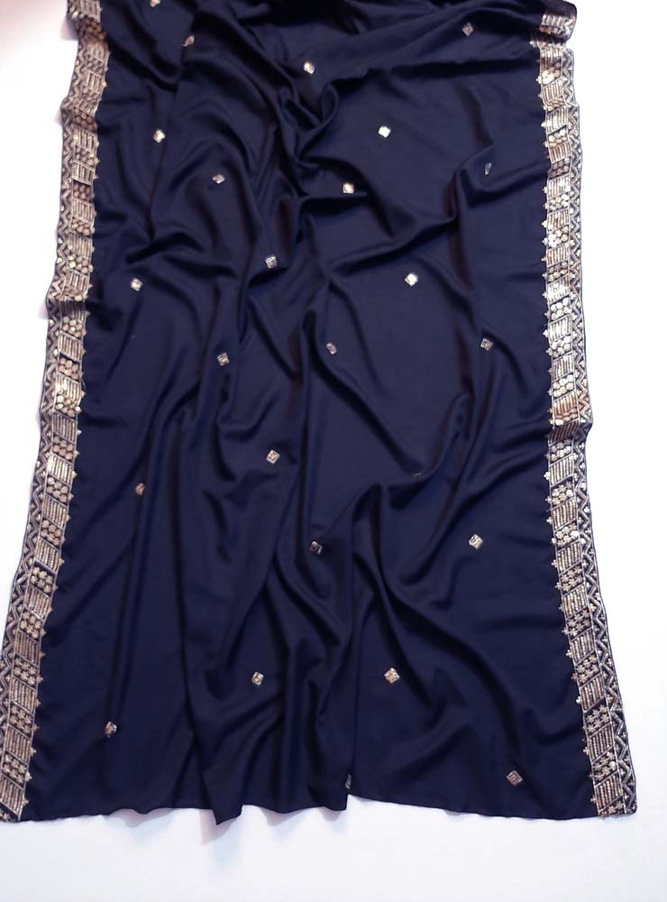 Embroided Swiss Lawn Chaddar Summer Shawl -  SH28
