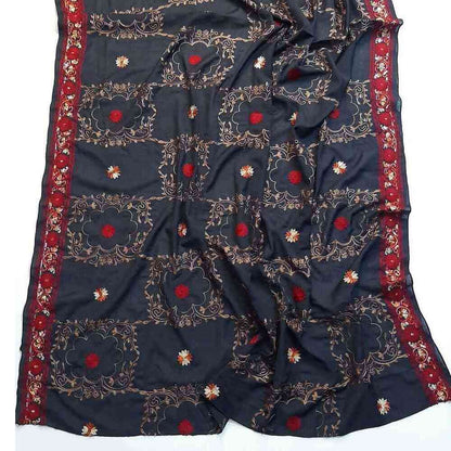 Embroided Swiss Lawn Summer Shawl  - SH109