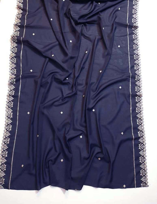 Embroided Swiss Lawn Summer Shawl  - SH109