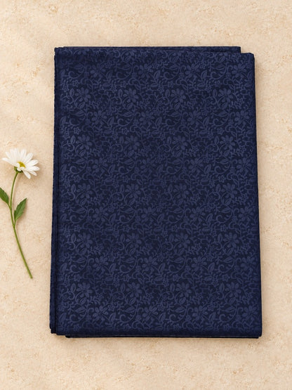 Self Print Shawl / Chaddar - Swiss Lawn - Navy - SH08