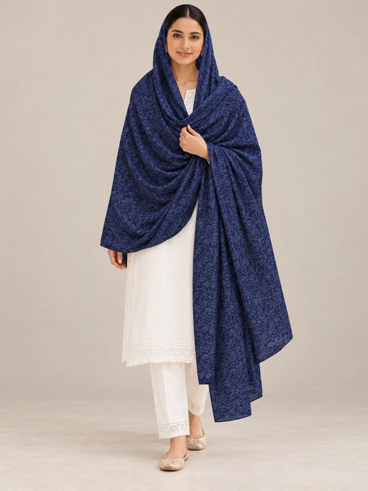 Self print chadar with an elegant pattern, ideal for summer wear and traditional outfits.