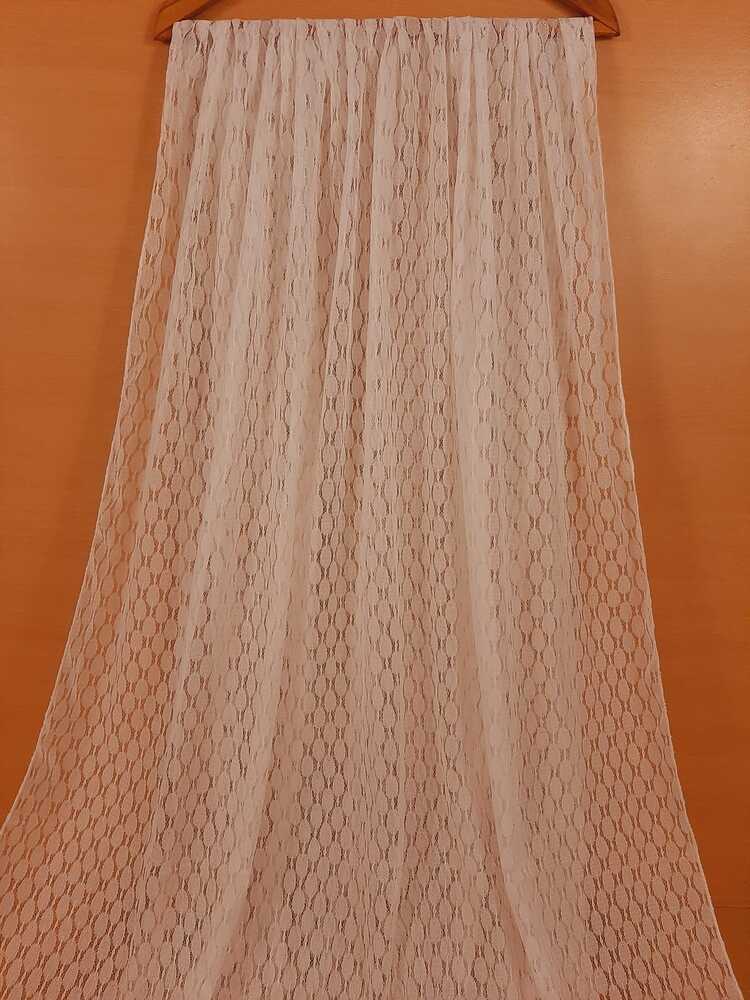 Net Dupatta - White - ZD824