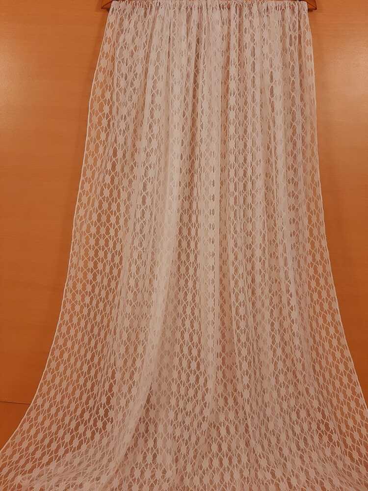 Net Dupatta - White - ZD826
