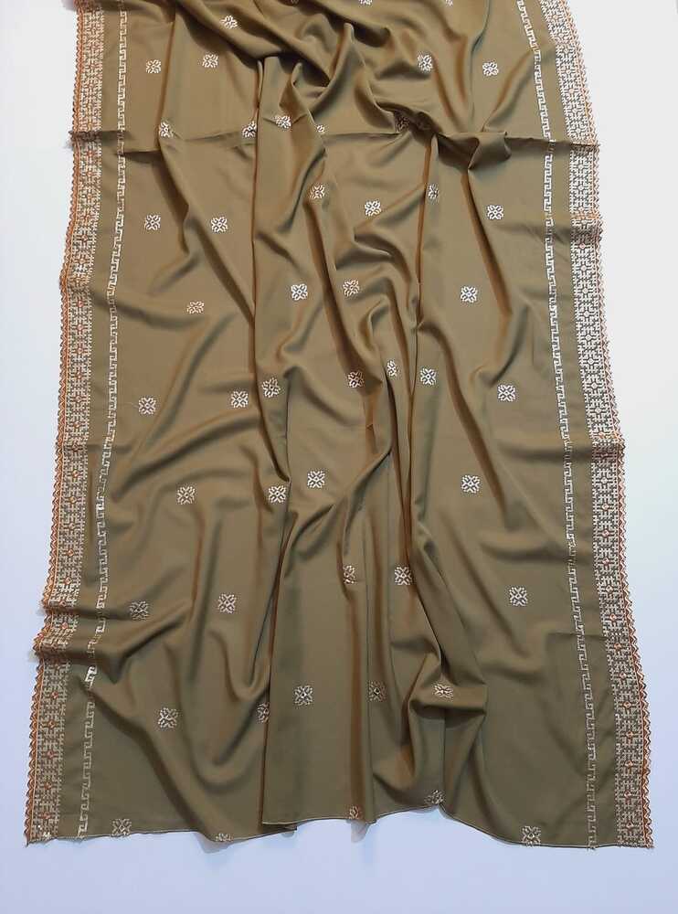 Embroided Swiss Lawn Chaddar Summer Shawl - SH94