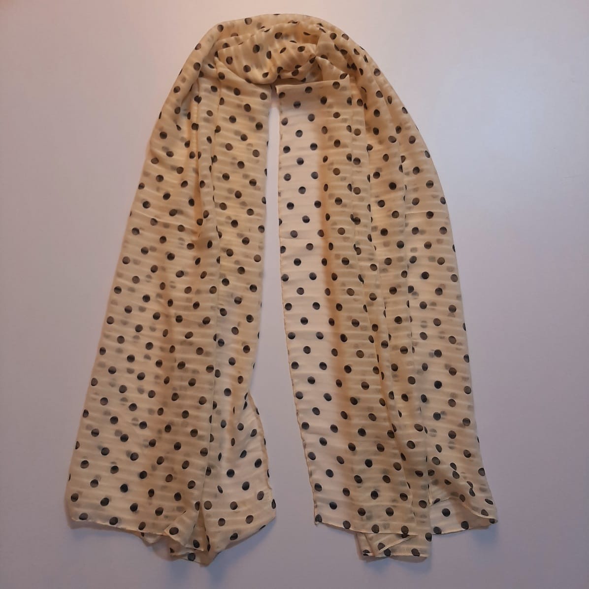 Polka dot Lawn Stole – 180 x 80 Cm – ZSC152