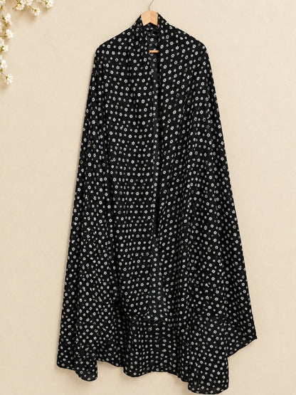 Black Irani Gol Chaddar