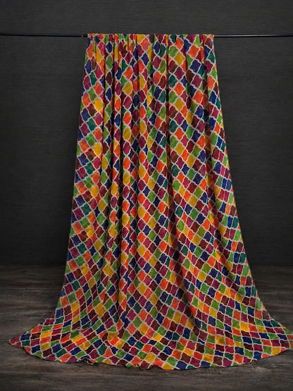 Printed Chiffon Dupatta – Multi – ZD1139