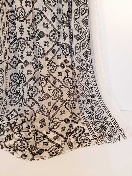 Printed Chiffon Dupatta - ZD1095