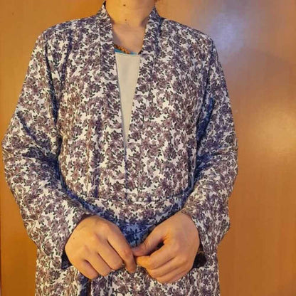 printed georgette abaya