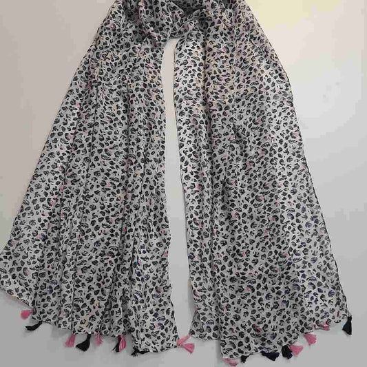 Printed Lawn Scarf Stole – 180 x 80 Cm – Multi – ZSC127