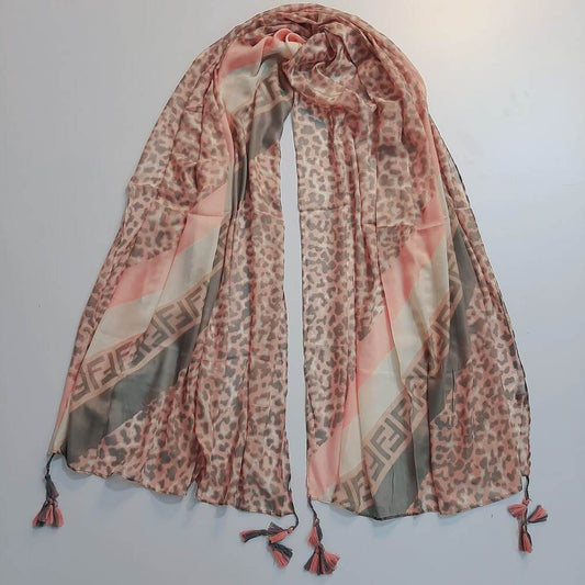 Printed Lawn Scarf Stole – 180 x 80 Cm – Multi – ZSC127