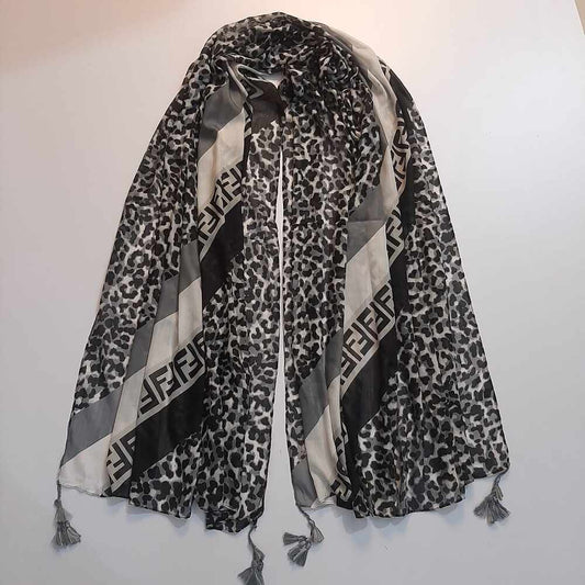 Printed Lawn Scarf Stole – 180 x 80 Cm – Multi – ZSC127