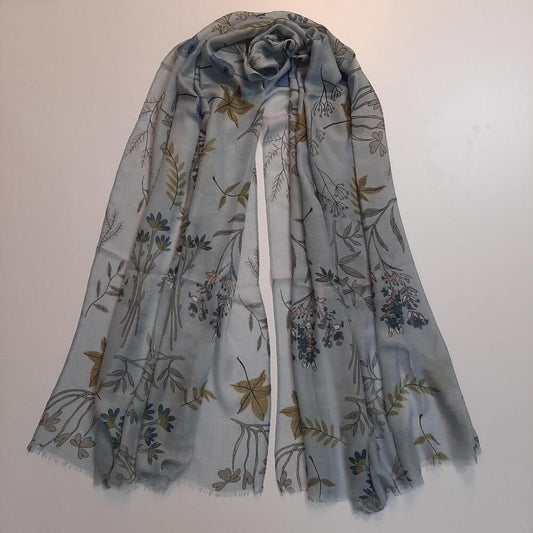 Printed Lawn Scarf Stole – 180 x 80 Cm –  ZSC127