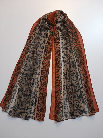 Printed Lawn Scarf Stole  – ZSC01