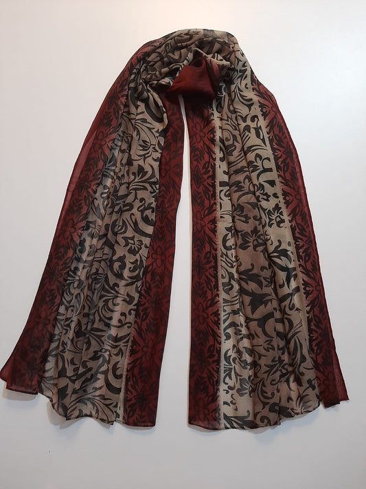 Printed Lawn Scarf Stole  – ZSC01