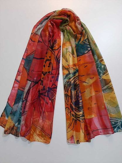 Printed Lawn Scarf Stole  – ZSC20