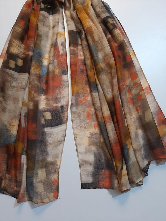 Printed Lawn Scarf Stole  – ZSC26