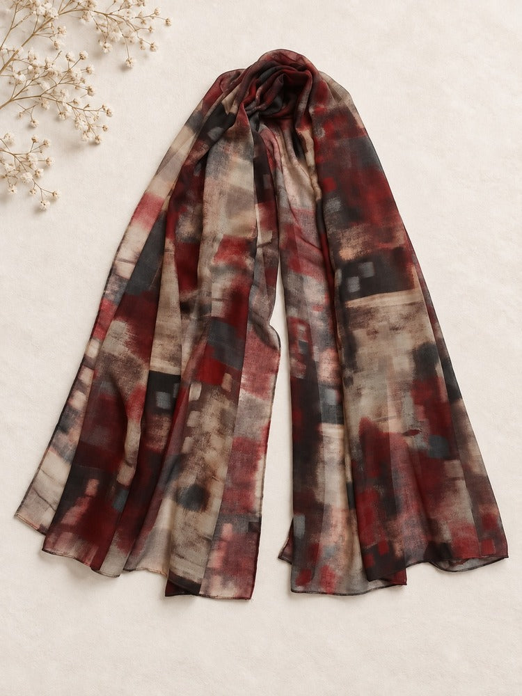 Printed Lawn Scarf Stole  – ZSC26