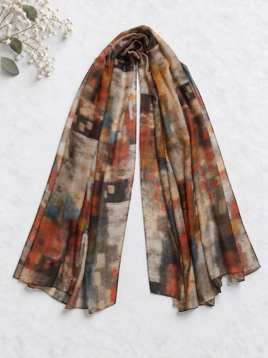 Printed Lawn Scarf Stole  – ZSC26