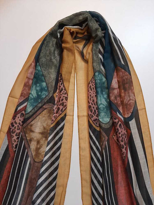 Printed Lawn Stole – ZSC33