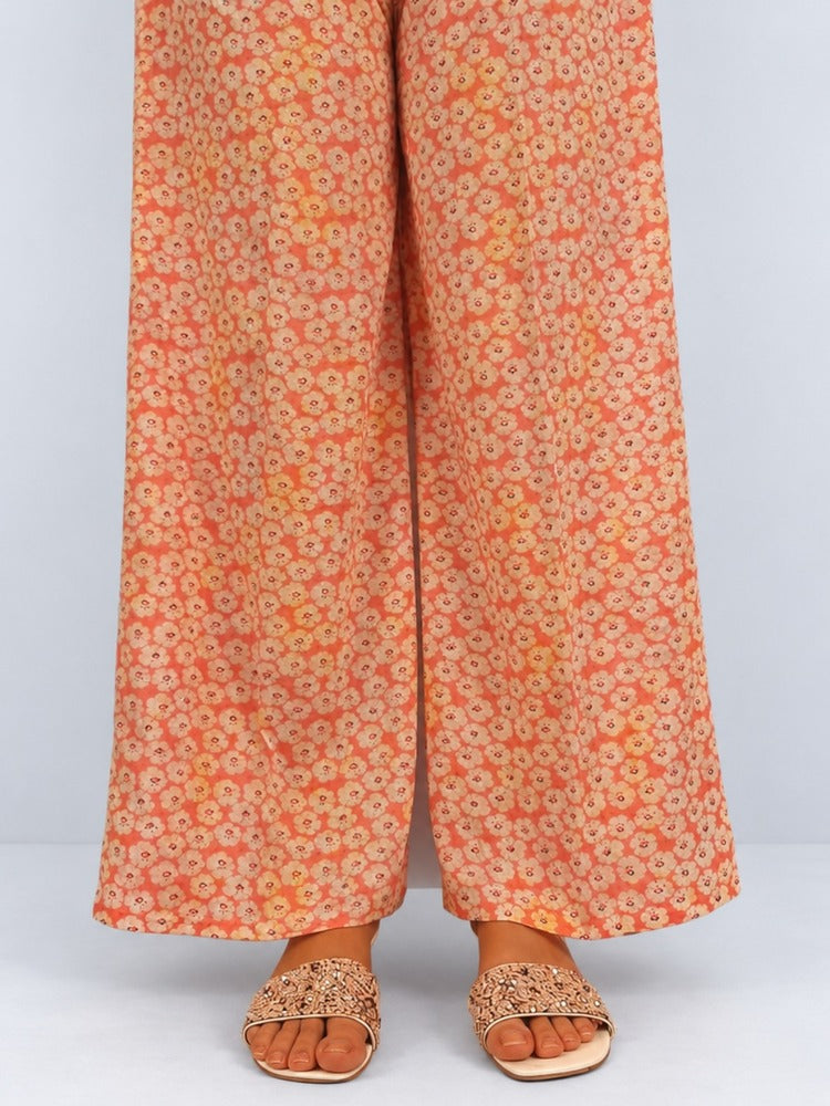 Printed Linen Palazzo - ZT496U