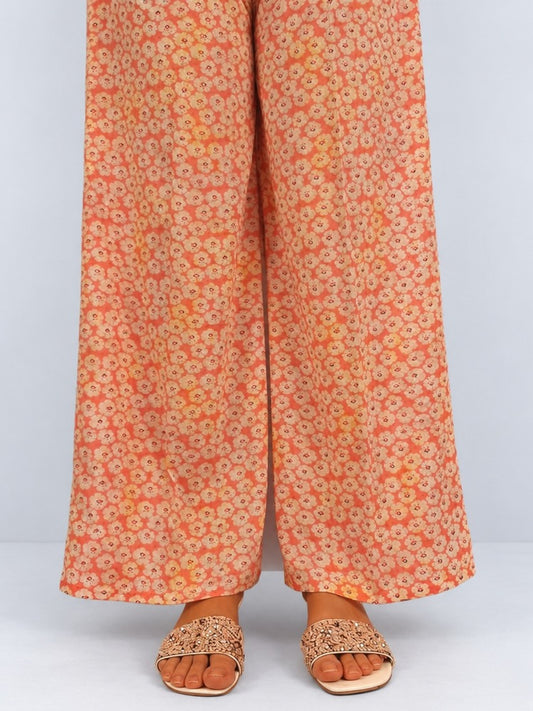 Printed Linen Palazzo - ZT496U