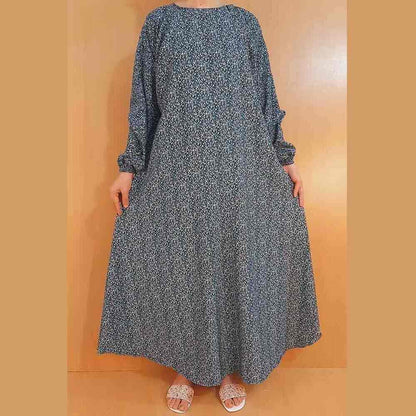 Printed - Maxi Style - Georgette Abaya - ZA15