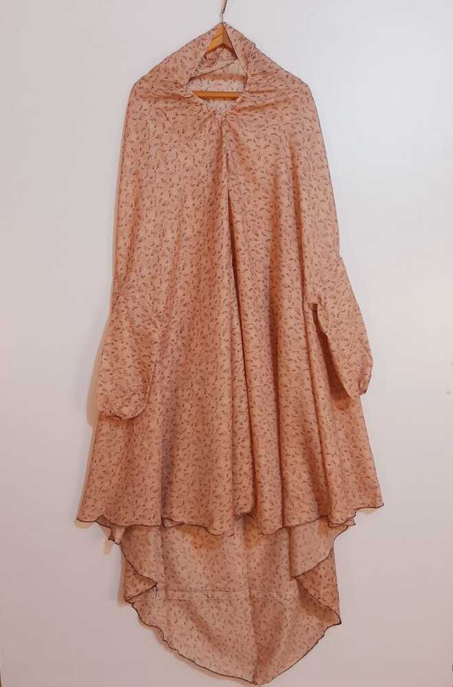 Namaz Chadar With Sleeves Printed  - SH02
