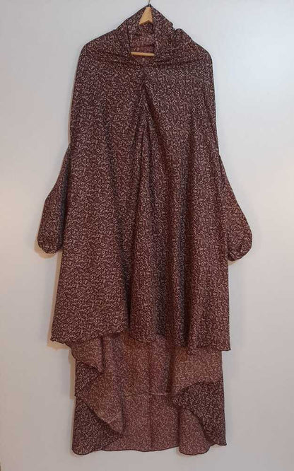 Namaz Chadar With Sleeves Printed  - SH02