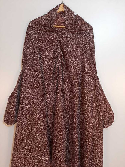 Namaz Chadar With Sleeves Printed  - SH02