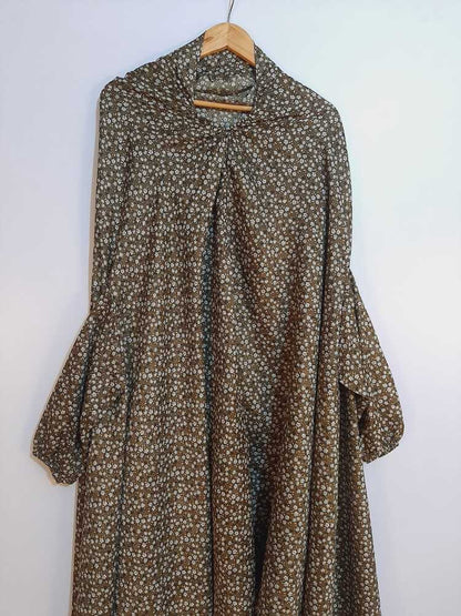 Namaz Chadar With Sleeves Printed  - SH02