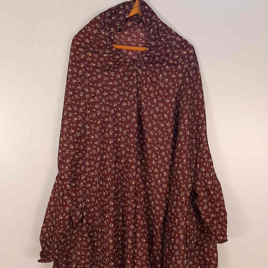 Namaz Chadar With Sleeves Printed  - SH02