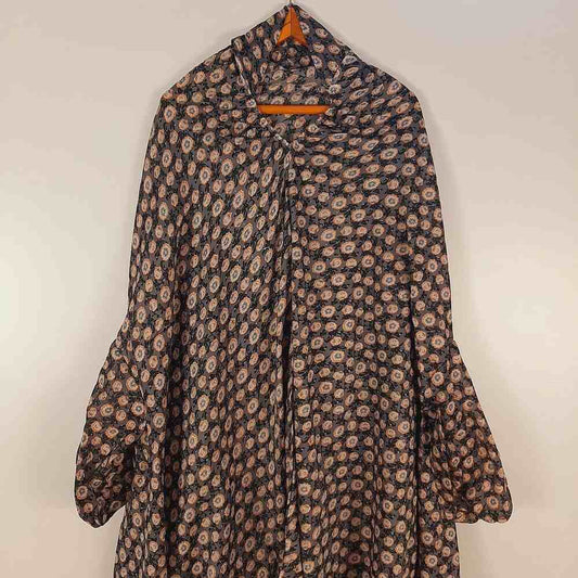 Namaz Chadar With Sleeves Printed  - SH02
