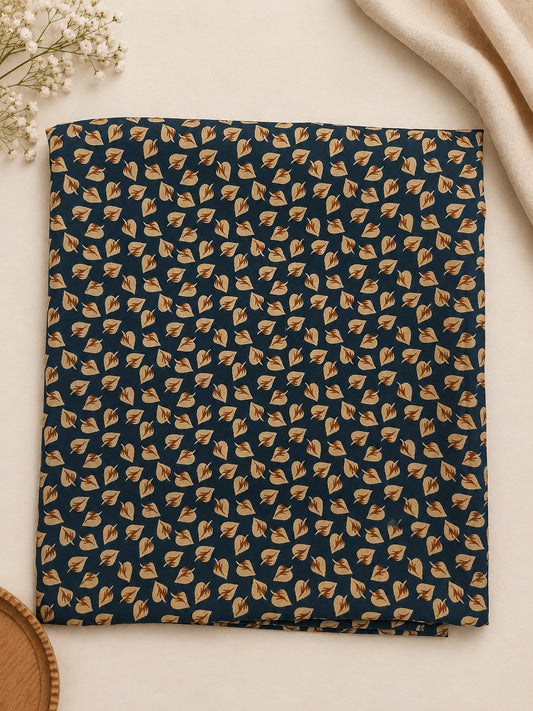 Printed Summer Shawl / Chaddar - Dark Green - SH15
