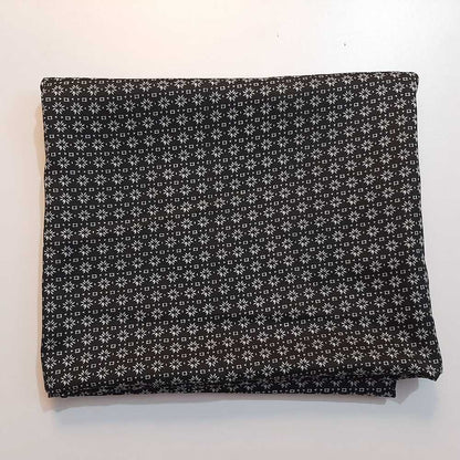 Printed Summer Shawl / Chaddar - Lawn  - Black & White - SH07
