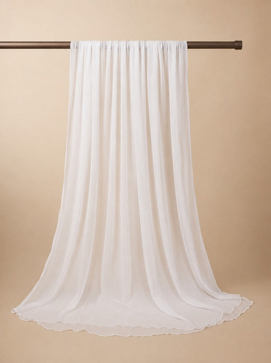 Pure chiffon Dupatta - Dyeable - ZD03