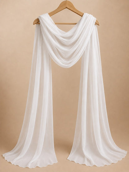 Pure chiffon Dupatta - Dyeable - ZD03