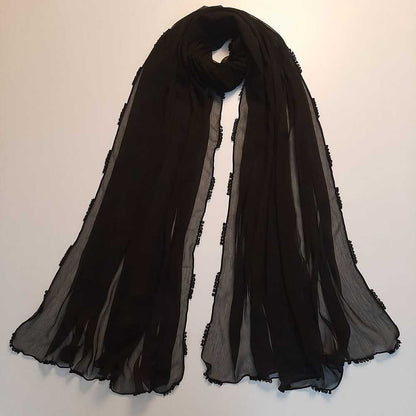 Qureshia Work Chiffon Dupatta  - ZD05
