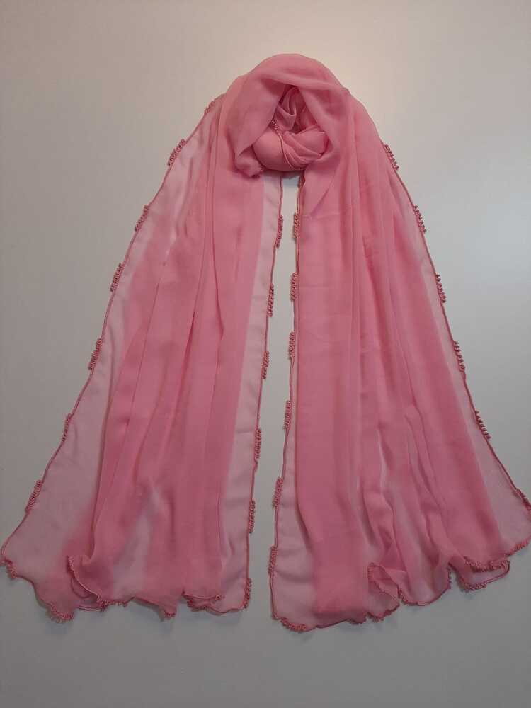 Qureshia Work Chiffon Dupatta  - ZD05